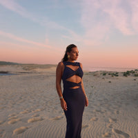 IKARIA robe navy