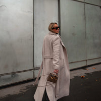 BROOKLYN manteau beige version longue