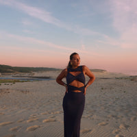 IKARIA robe navy