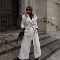 BROOKLYN manteau écru version longue