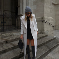 BROOKLYN manteau écru version longue