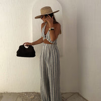 ELBE top rayure bleu