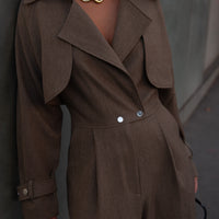 CHELSEA combinaison chatain