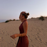 PIANA robe bronze
