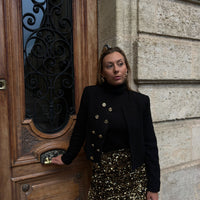 MONTAIGNE jupe sequin or