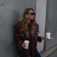 HAMILTON veste perfecto burgundy