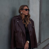 HAMILTON veste perfecto burgundi choco