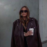 HAMILTON veste perfecto burgundi choco
