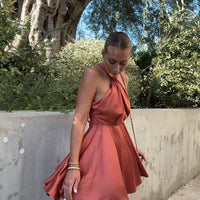 MALENGA robe terracotta ocre