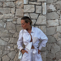 QUAMEA chemise beige