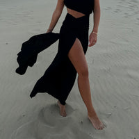 MADI robe longue noir