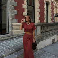INWOOD top terracotta