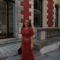 INWOOD top terracotta