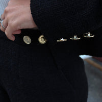 JACKIE veste tweed noir