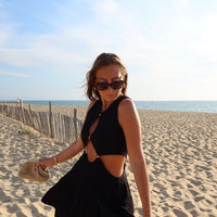 EGINE robe patineuse noire