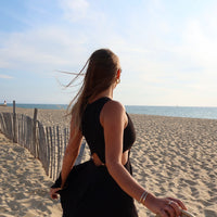 EGINE robe patineuse noire