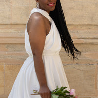 MALENGA robe blanche
