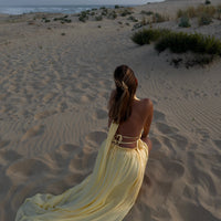 ANDROS jupon jaune