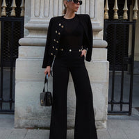 ROOSELVET pantalon noir