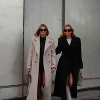 BROOKLYN manteau beige version longue