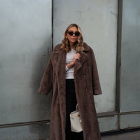 CHESTER manteau châtain