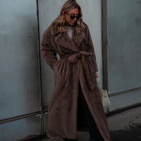 CHESTER manteau châtain