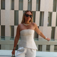 ZANTE bustier beige
