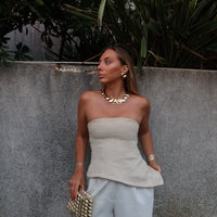 ZANTE bustier beige