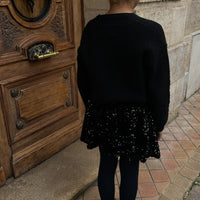 HARLEM jupette sequin noire