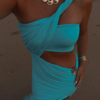 DIA robe aqua