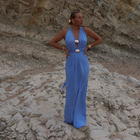 EUBEE robe azur