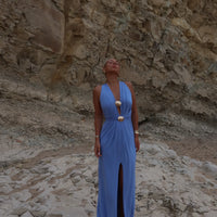 EUBEE robe azur