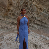 EUBEE robe azur