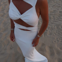 IKARIA robe blanche