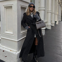 BROOKLYN manteau anthracite version longue