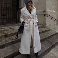 BROOKLYN manteau écru version longue