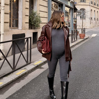 HAMILTON veste perfecto burgundi choco