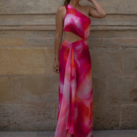 MADI robe longue colorée