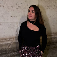 VEGAS short sequin rose