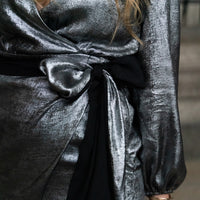 NOOSA robe argent & noire