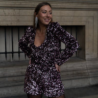 VEGAS short sequin rose