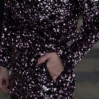 ARCHIVES blouse sequin rose