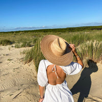 robe dos nu MANLY blanc