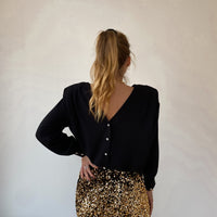 MONTAIGNE jupe sequin or