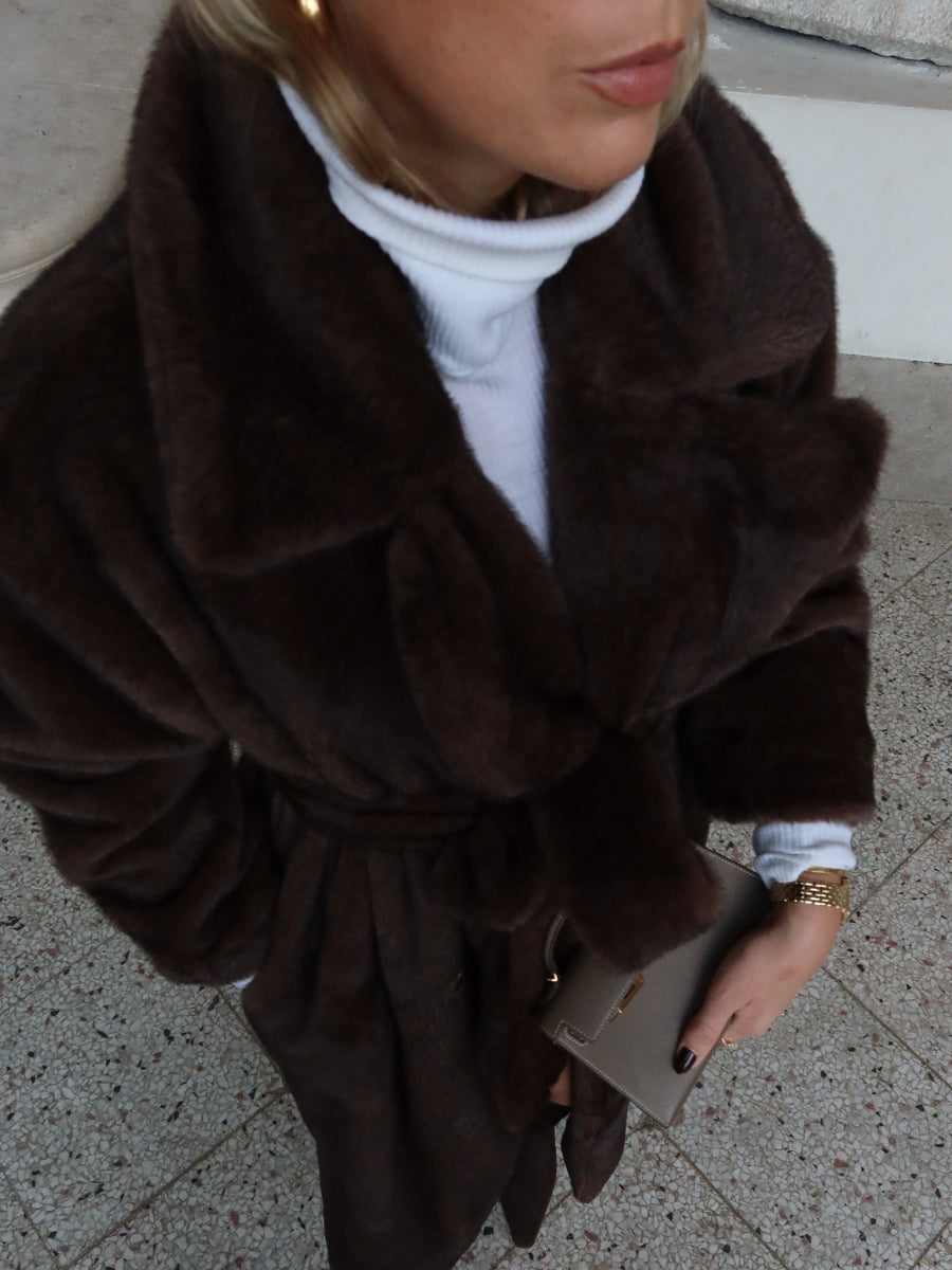 CHESTER manteau choco