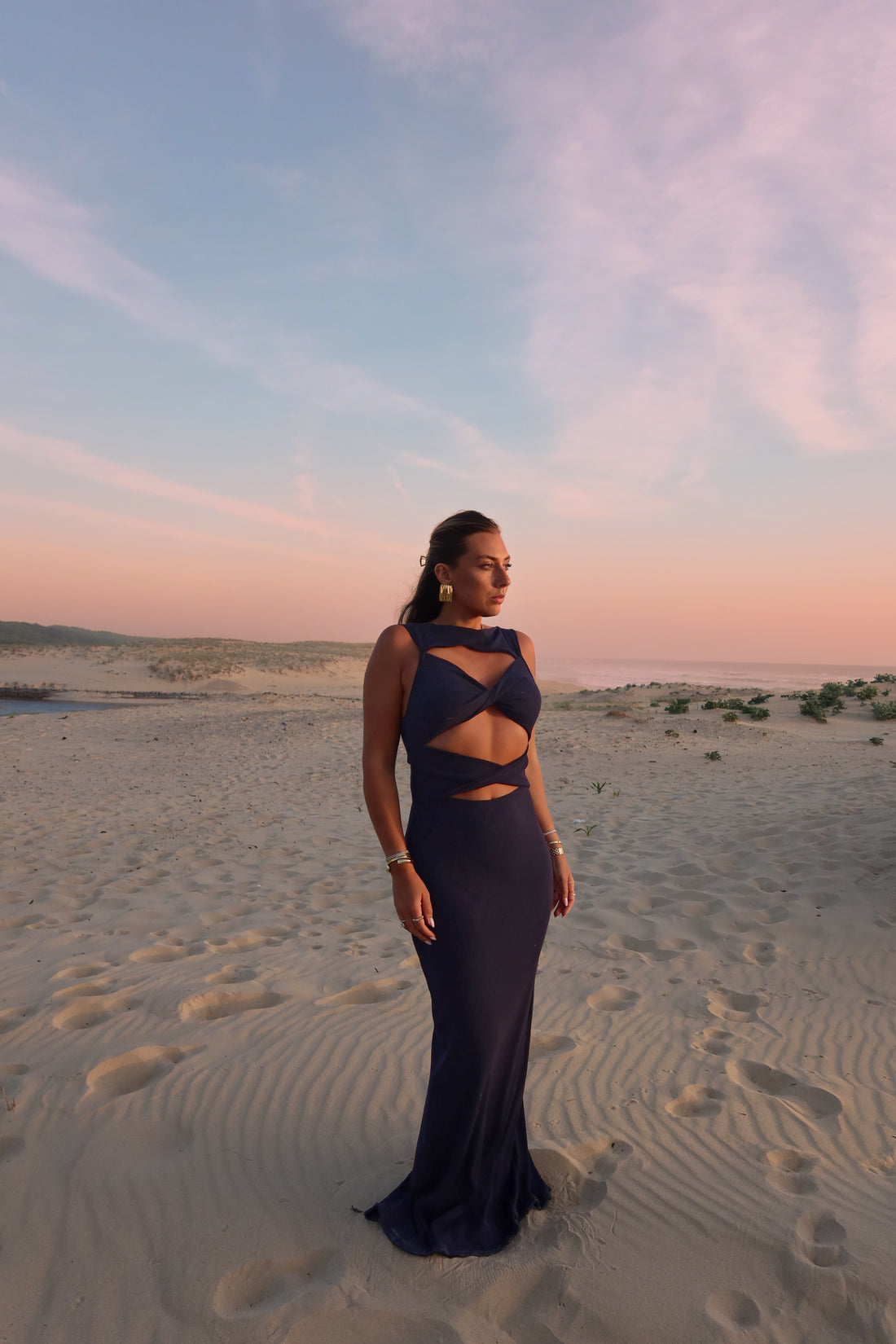 IKARIA robe navy