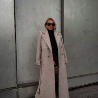 BROOKLYN manteau beige version longue