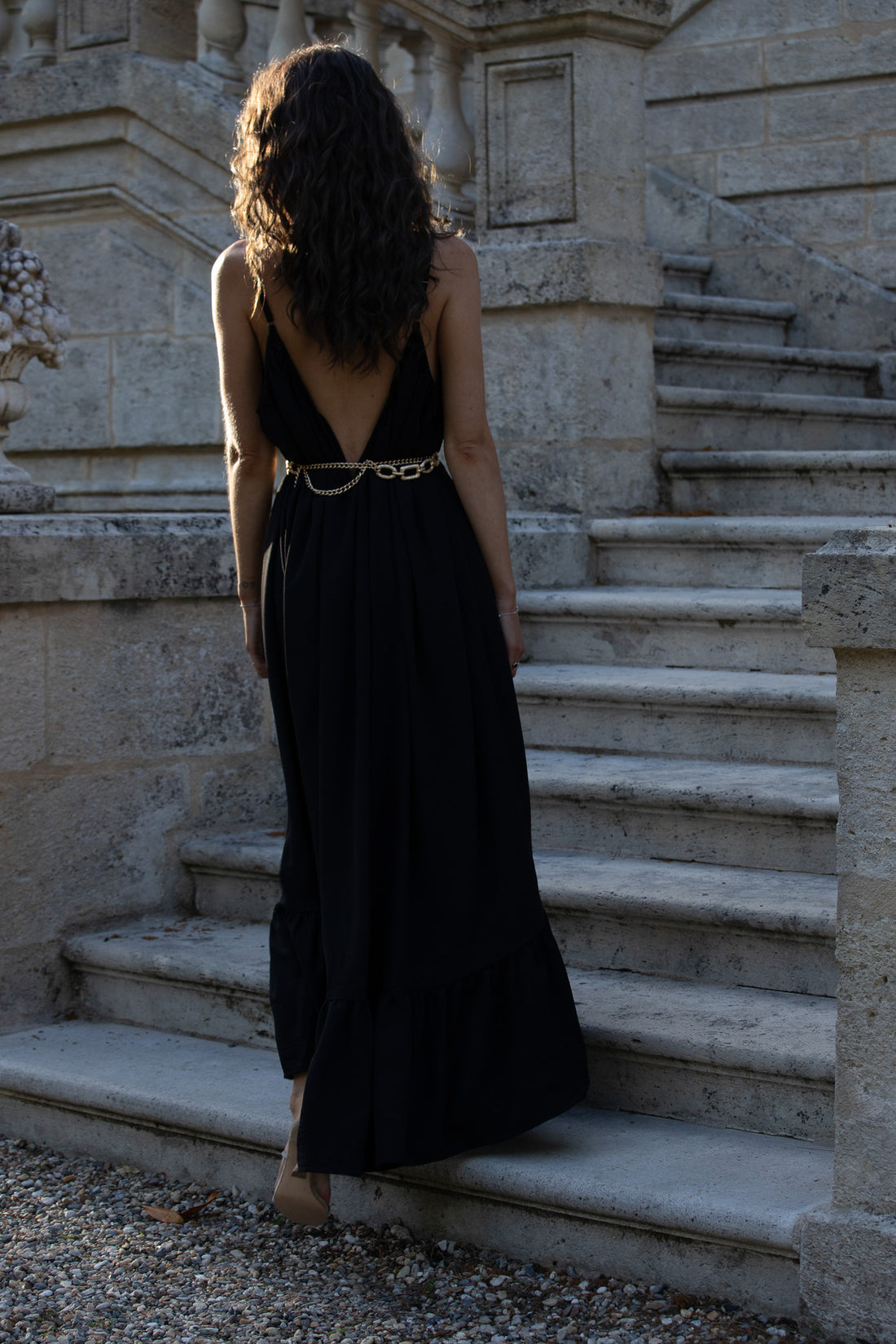 BONIFACIO robe longue noir