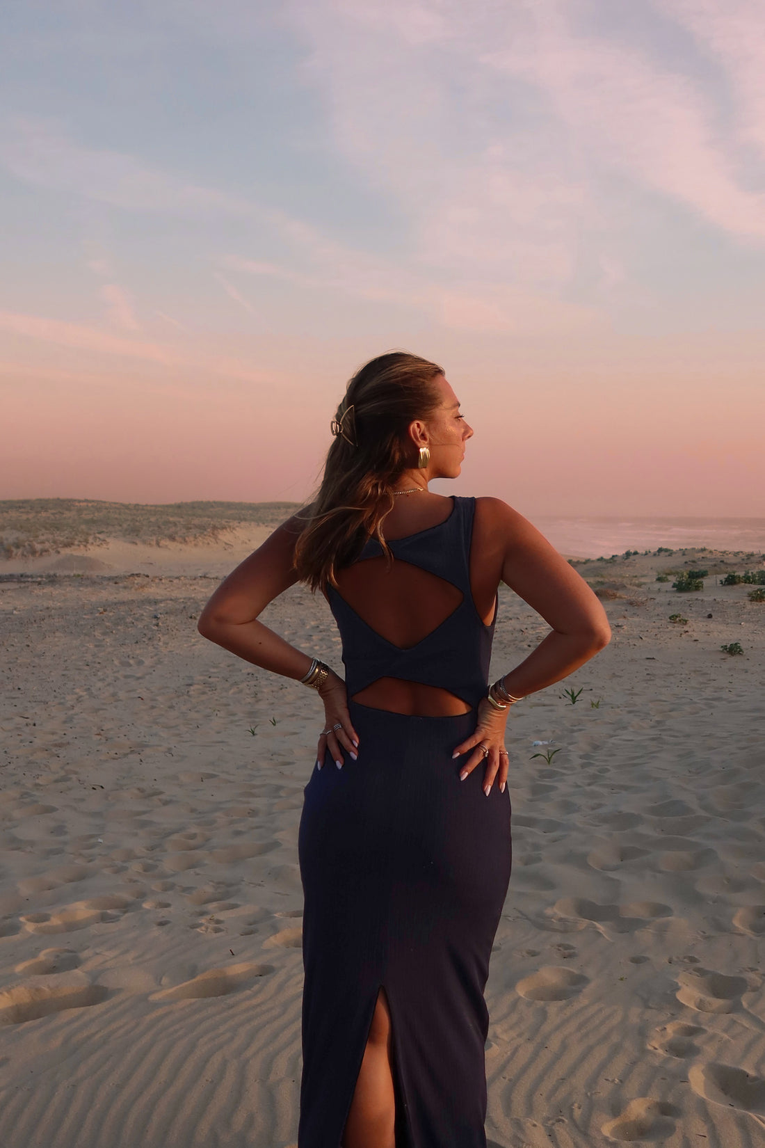 IKARIA robe navy