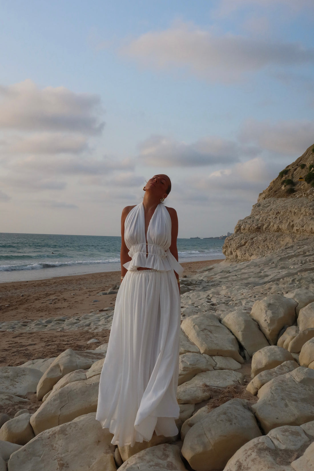 ANDROS jupon blanc